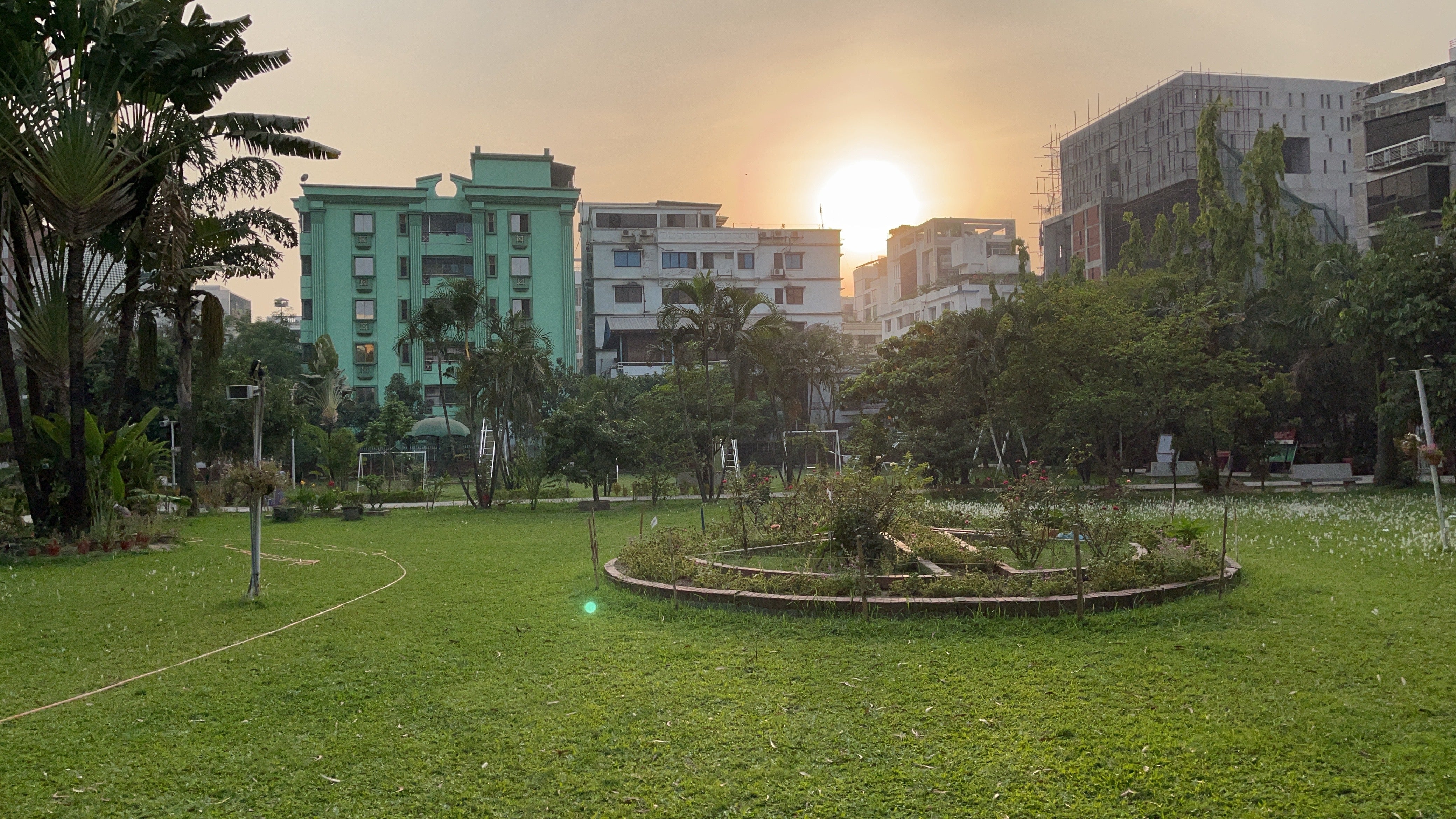 居住区内にあるバリダラ公園