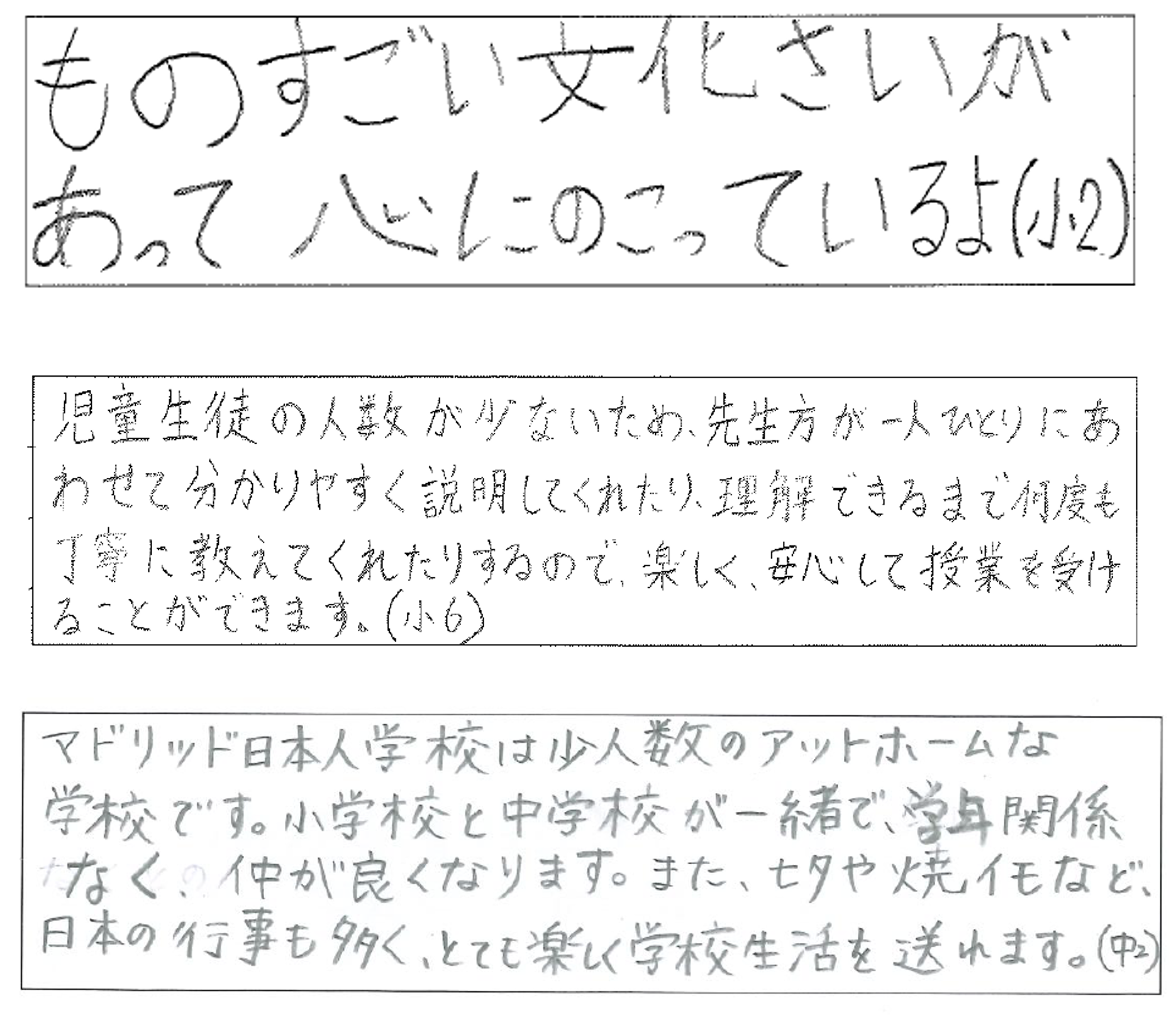 マドリッド日本人学校