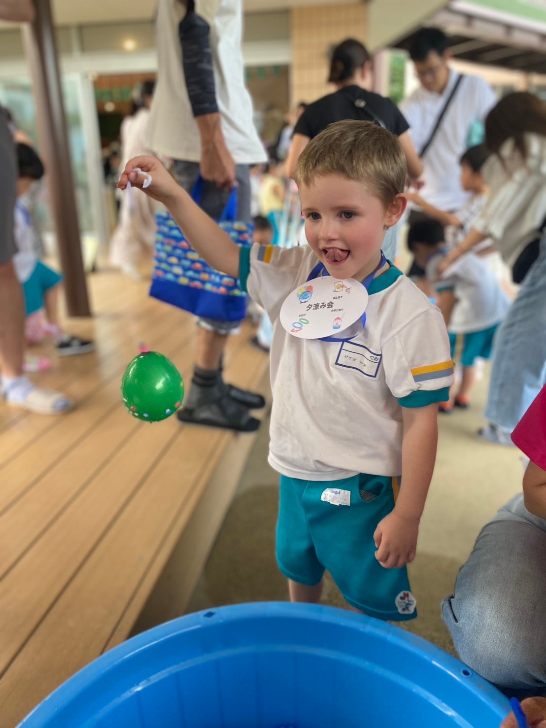 日本の幼稚園の給食のおいしさと、行事の多さに驚いたという