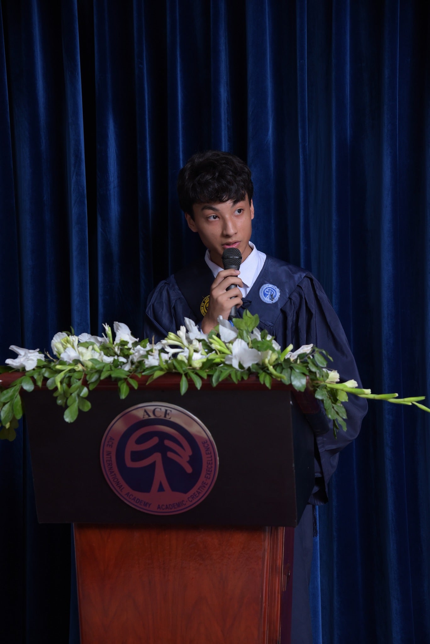 自分で一から練って英語で書き上げたというプレゼンテーションで、生徒会長に選ばれた柊至さん