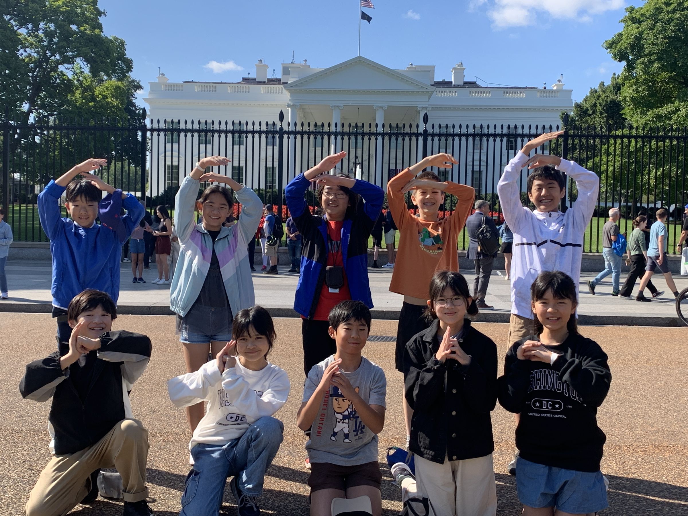 小学校6年修学旅行、ホワイトハウス内の見学