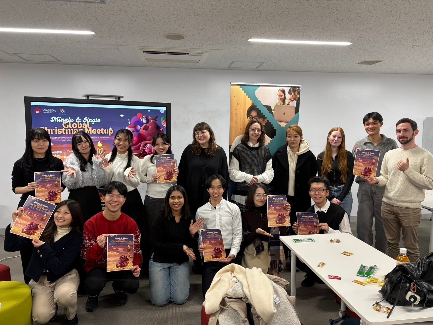 早稲田大学で行われたEmunitas主催の留学生向けキャリア支援イベント
