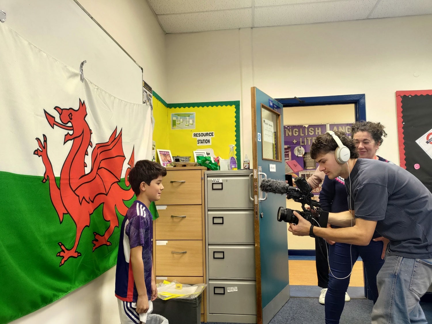 ウェールズ政府のプロモーションビデオ撮影