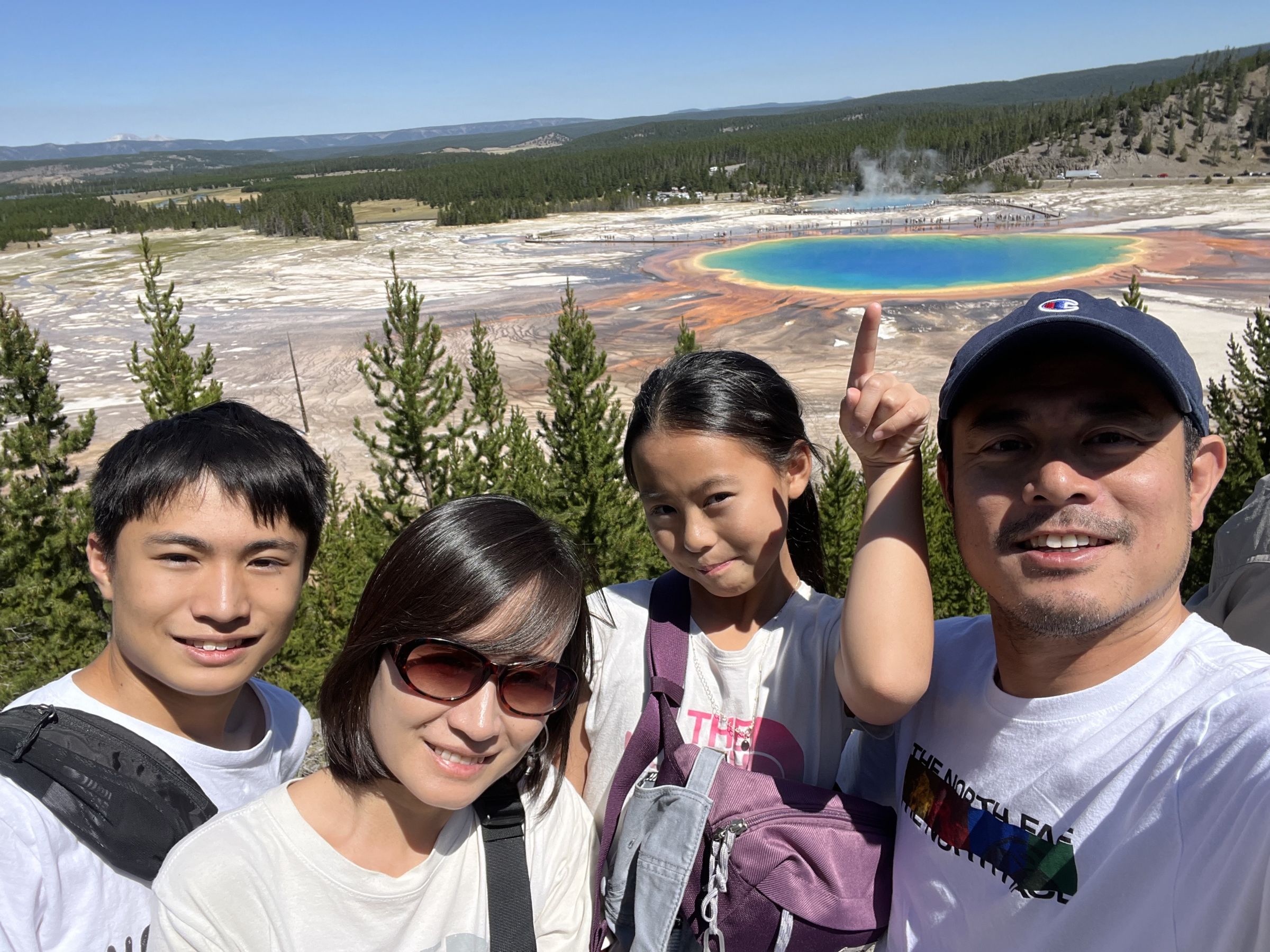 イエローストーン国立公園にて