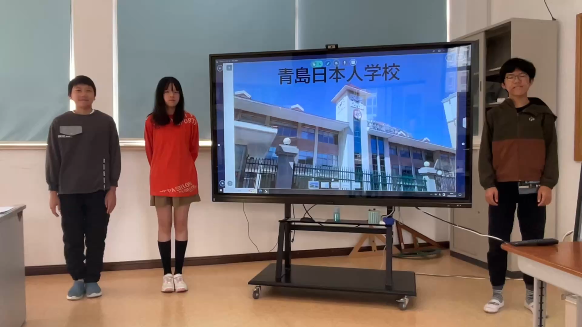 学校参加校の声　 ——青島日本人学校　熊瀬功督(こうすけ)先生と中学部2年生インタビュー