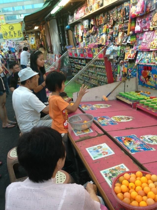 近所の夜市によく行っていた