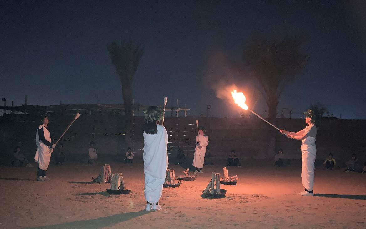 小学部5・6年・中学部　砂漠キャンプ