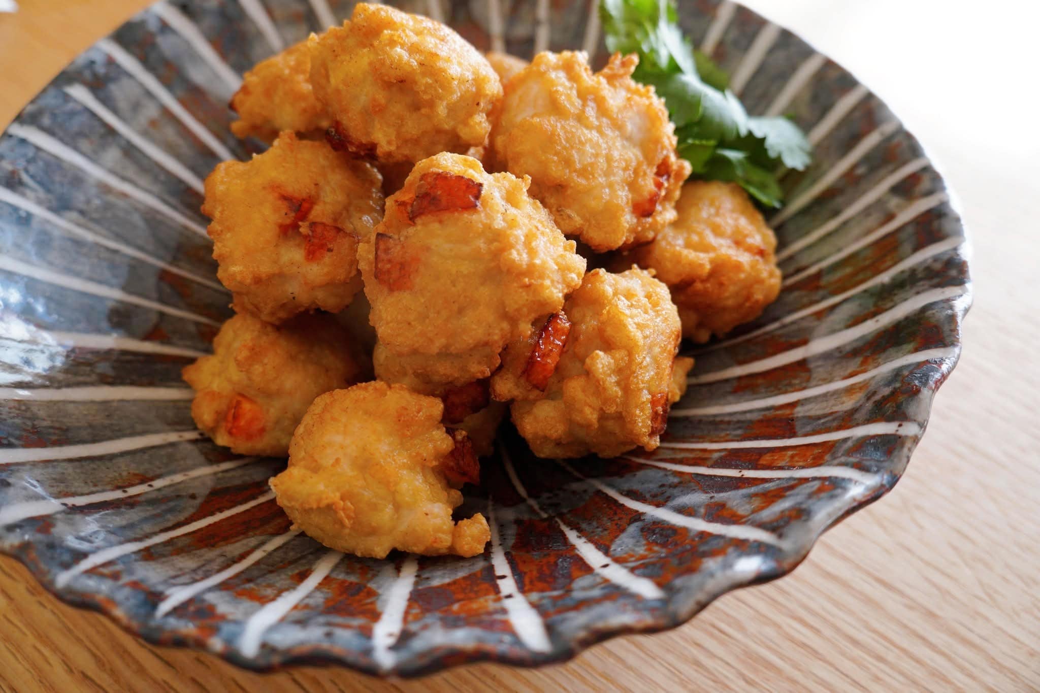 鶏肉と豆腐のひとくち揚げ